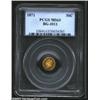Image 1 : 1871 50C Liberty Round 50 Cents, BG-1011, R.4, MS63 PCGS....