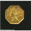 Image 1 : 1869 $1 Liberty Octagonal 1 Dollar, BG-1106, R.5 MS60 Cleaned Uncertified....