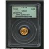 Image 1 : 1922 G$1 Grant no Star MS62 PCGS. Bright honey-gold patina dominates the problem-free surfaces, w...