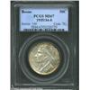 Image 3 : 1935/34-S 50C Boone MS67 PCGS. The Philadelphia counterpart of the 1935/34 is a common, high mint...