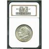 Image 3 : 1936 50C Bridgeport MS67 NGC. An exceptional, nearly perfect example of this popular commemorativ...