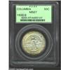 Image 1 : 1936-S 50C Columbia MS67 PCGS....