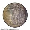 Image 2 : 1928 50C Hawaiian MS66 NGC. As is often seen on originally toned Hawaiian Half Dollars, the surfa...