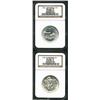 Image 1 : 1933-D 50C Oregon MS64 NGC, lustrous and lightly toned, not fully struck, one of the few denomina...