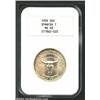 Image 1 : 1935 50C Spanish Trail MS63 NGC. Highly lustrous and well struck with attractive apricot patina t...