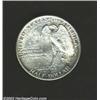 Image 2 : 1925 50C Stone Mountain MS60 Cleaned Uncertified. Counterstamped "212 ALA. (for Alabama)"...