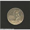 Image 2 : 1925 50C Stone Mountain MS60 Cleaned, Rim Damage Uncertified. Counterstamped "17", "FLA." (for Fl...