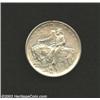 Image 1 : 1925 50C Stone Mountain MS60 Cleaned Uncertified. Counterstamped "138" and "MISS" (for Mississipp...