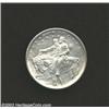 Image 1 : 1925 50C Stone Mountain MS60 Cleaned Uncertified. Counterstamped "N.CAR." (for North Carolina) an...