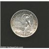 Image 2 : 1925 50C Stone Mountain AU50 Cleaned Uncertified. Counterstamped "54" and "TENN." (for Tennessee)...