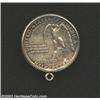 Image 2 : 1925 50C Stone Mountain AU50 Ex-Jewelry, Cleaned Uncertified. Counterstamped "TEX" (for Texas) an...
