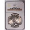 Image 1 : 1923 PEACE DOLLAR NGC MS-63