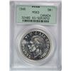 Image 1 : 1946 CANADA SILVER DOLLAR PCGS MS-63 OLD GREEN HOLDER