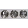 Image 2 : BU ROLL OF 1964 SILVER WASHINGTON QUARTERS