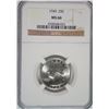Image 1 : 1945 WASHINGTON QUARTER NGC MS66 SUPERB!