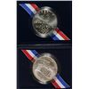 Image 2 : UNC SILVER DOLLAR BOX/COA: 2002 OLYMPICS + 1991 USO