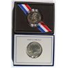 Image 1 : COMMEM HALF DOLLAR BOX/COA: 1989 CONGRESSIONAL + 1986 SOL PROOFS