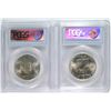 Image 2 : 1954 & 1954-D FRANKLIN HALF DOLLARS, PCGS MS-64 FBL