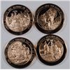Image 1 : ( 4 ) FRANKLIN MINT COLLECTABLE MEDALS OF THE BIBLE