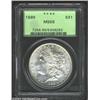 Image 1 : 1899 $1 MS66 PCGS. This is a nearly brilliant Morgan with a relatively good strike for the type....