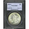 Image 1 : 1900-O $1 MS66 PCGS. Satiny with milky silver-gray and golden toning that is deeper on the revers...