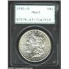 Image 1 : 1901-S $1 MS63 PCGS. Well struck except for the hair curl above Liberty's ear. Potent luster and...