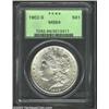 Image 1 : 1902-S $1 MS64 PCGS. A lustrous and essentially brilliant near-Gem that has an especially clean r...