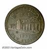 Image 1 : 1833 Francis Brigham New Bedford, MA VF30. Low-72. HT-175. R.6. 29 mm. This is a medium brown exa...