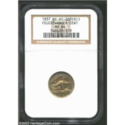 1837 Feuchtwanger One Cent New York, NY MS64 NGC....