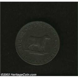 Undated T.D. Seaman Belleville, NJ XF40. Low-155. HT-204B. R.5. 28 mm. This elusive token is an e...
