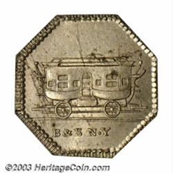 Undated N-York &amp; Harlaem Railroad Company New York, NY AU55. Low-370. HT-298. R.6. German Sil...