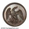 Image 2 : 1863 Rare Rampant Eagle Die MS60. Fuld-71/281. R.9. A nicely struck token with just a bit of flat...