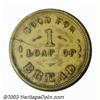 Image 3 : Undated Rare Eagle / Loaf Of Bread Die Combination XF40. Brass. Fuld-281/468b. R.9. A desirable t...