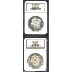 1878 8TF $1 MS64 NGC, a well struck and seemingly prooflike near-Gem, lightly toned, the wreath l...