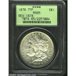 1878 7TF $1 Reverse of 1878 MS65 PCGS....