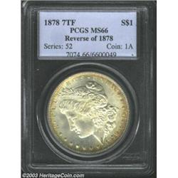 1878 7TF $1 Reverse of 1878 MS66 PCGS....