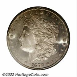 1879-CC $1 MS64 PCGS. Perfect Dies. The 1879-CC is by far the scarcest of the early Carson City D...