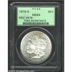 1879-S $1 Reverse of 1878 MS64 PCGS....
