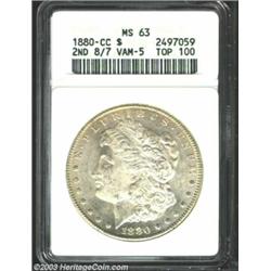 1880-CC $1 8 Over High 7 MS63 ANACS....