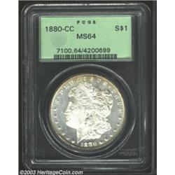 1880-CC $1 8 Over Low 7 MS64 PCGS....