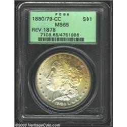 1880/79-CC $1 Reverse of 1878 MS65 PCGS....