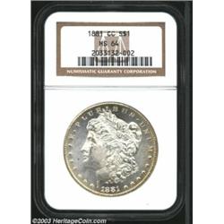1881-CC $1 MS64 NGC....
