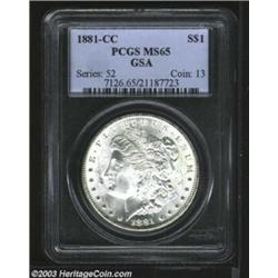 1881-CC $1 MS65 PCGS....