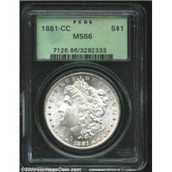 1881-CC $1 MS66 PCGS....