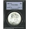 Image 1 : 1881-CC $1 MS66 PCGS. Well struck and snowy-white, with flashy cartwheel luster and superb preser...