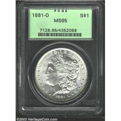 1881-O $1 MS65 PCGS....