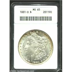 1881-O $1 MS65 ANACS....
