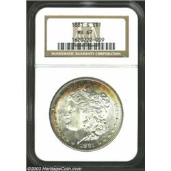 1881-S $1 MS67 NGC....