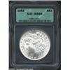 Image 1 : 1882 $1 MS66 ICG. Nicely struck and frosty with penetrating luster and attractive surfaces. Altho...