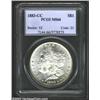 Image 1 : 1883-CC $1 MS66 PCGS. The portrait has a blush of gold color, with the remainder of this flashy G...